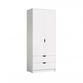 Шкаф для одежды 13.327 Уна (Белый) в Солнечном - solnechnyj.katalogmebeli.com | фото