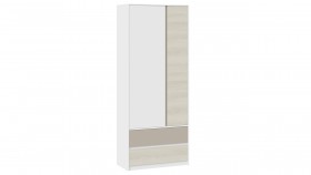 Шкаф для одежды комбинированный «Сканди» Дуб Гарден/Белый/Глиняный серый в Солнечном - solnechnyj.katalogmebeli.com | фото