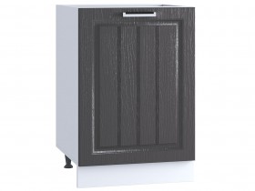 Шкаф нижний 500, ШН 500 (Клен серый/корпус белый) в Солнечном - solnechnyj.katalogmebeli.com | фото