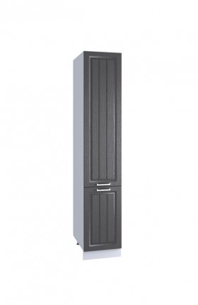 Шкаф пенал 400, ШП 400 Н (Клен серый/корпус белый) в Солнечном - solnechnyj.katalogmebeli.com | фото