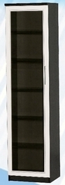 Шкаф средний со стеклодверью ДЛЯ ГОСТИНОЙ ШСС-450 Венге/Дуб выбеленный в Солнечном - solnechnyj.katalogmebeli.com | фото