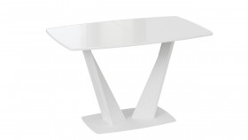 Стол раздвижной «Фабио» Тип 1 Белый в Солнечном - solnechnyj.katalogmebeli.com | фото 4