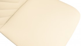 Стул «Шерри» К1С Черный муар/Кож зам Polo Cream в Солнечном - solnechnyj.katalogmebeli.com | фото 3