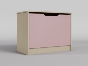 Ящик для игрушек Грэйси (Розовый/корпус Клен) в Солнечном - solnechnyj.katalogmebeli.com | фото
