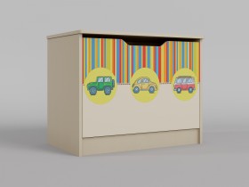 Ящик для игрушек Клаксон (Бежевый/корпус Клен) в Солнечном - solnechnyj.katalogmebeli.com | фото