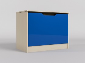 Ящик для игрушек Скай люкс (Синий/корпус Клен) в Солнечном - solnechnyj.katalogmebeli.com | фото